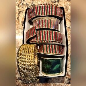 CHRISTMAS SALE! Misc. Xmas, gift, wrapping, RIBBONS.  Entire Box